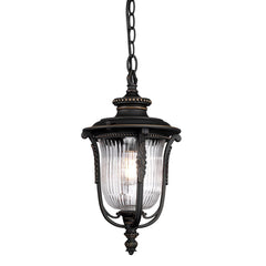 Luverne 1 Light Medium Chain Lantern - Rubbed Bronze IP23 E27