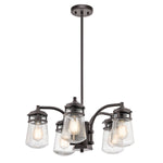 Lyndon 5 Light Outdoor Chandelier - Architectural Bronze IP44 E27
