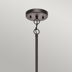 Lyndon 5 Light Outdoor Chandelier - Architectural Bronze IP44 E27