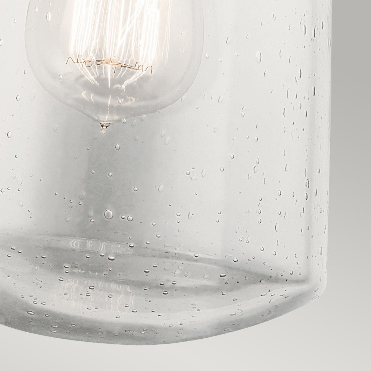 Lyndon 1 Light Small/Medium Outdoor Wall Lantern - Brushed Aluminium/Bronze E27 IP44