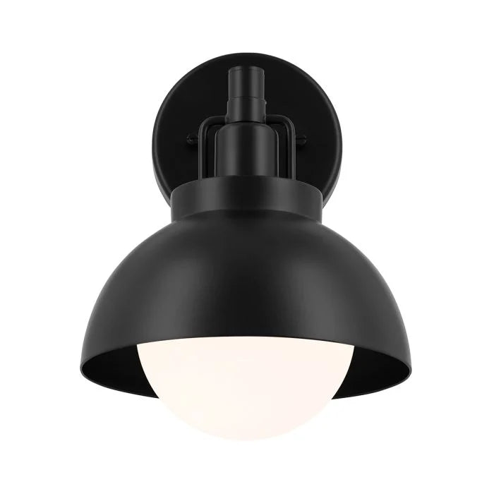 Kichler Niva 1 lt Convertible Wall Light - Black/ Champagne Bronze