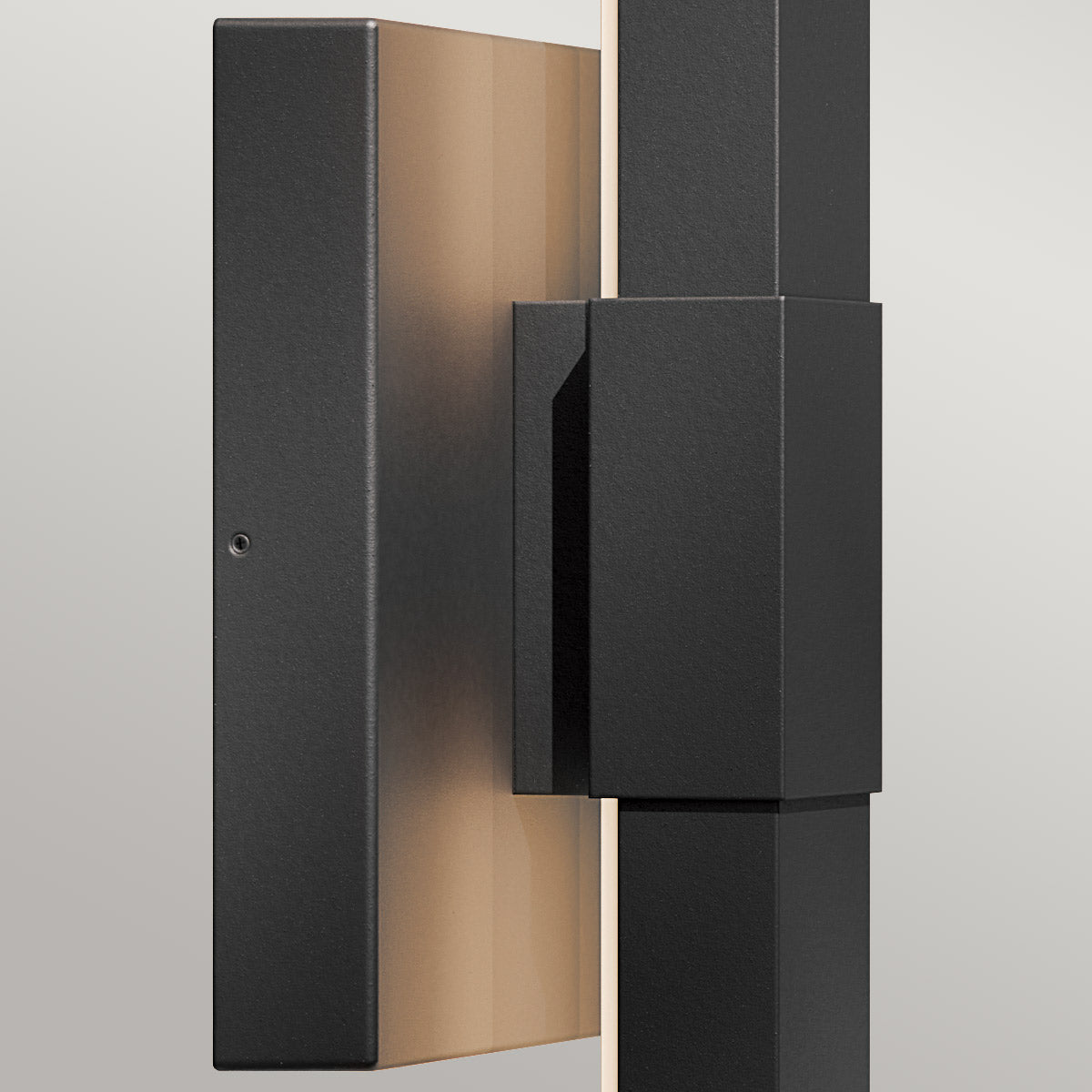 Kichler Nocar LED Exterior Wall Light - Textured Black  IP44 Integrated LED