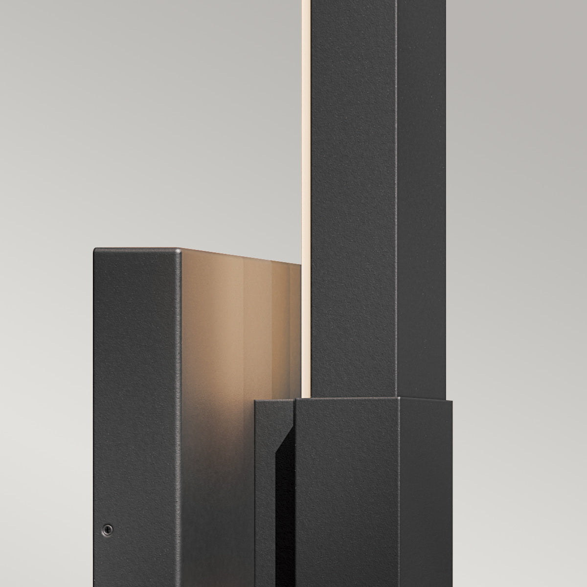 Kichler Nocar LED Exterior Wall Light - Textured Black  IP44 Integrated LED