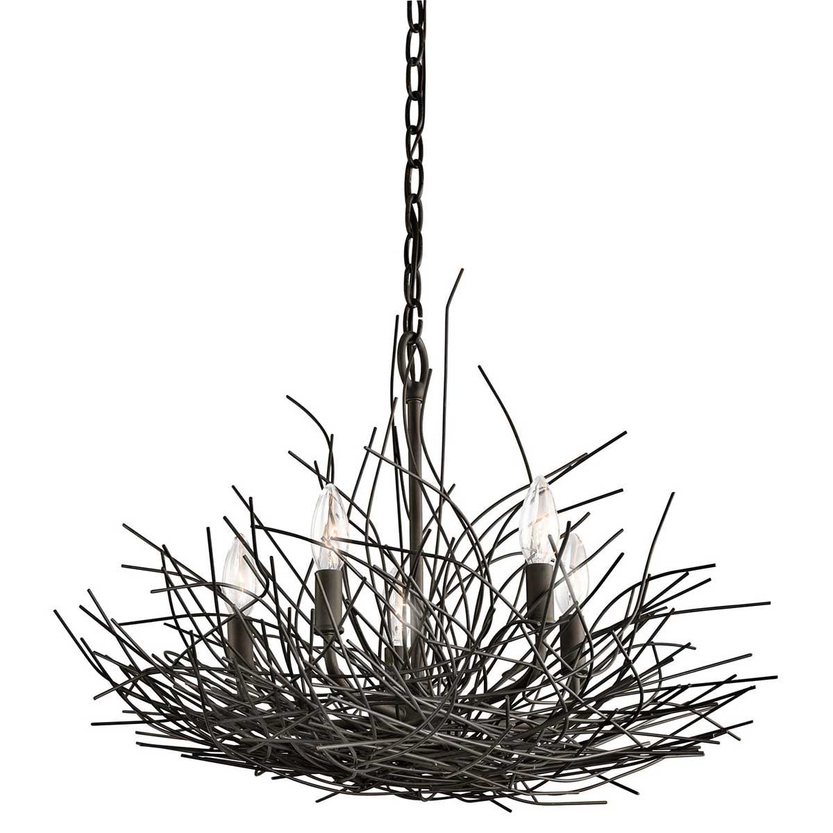 Organique 5/6Lt Multi-Arm Pendant - Old Bronze