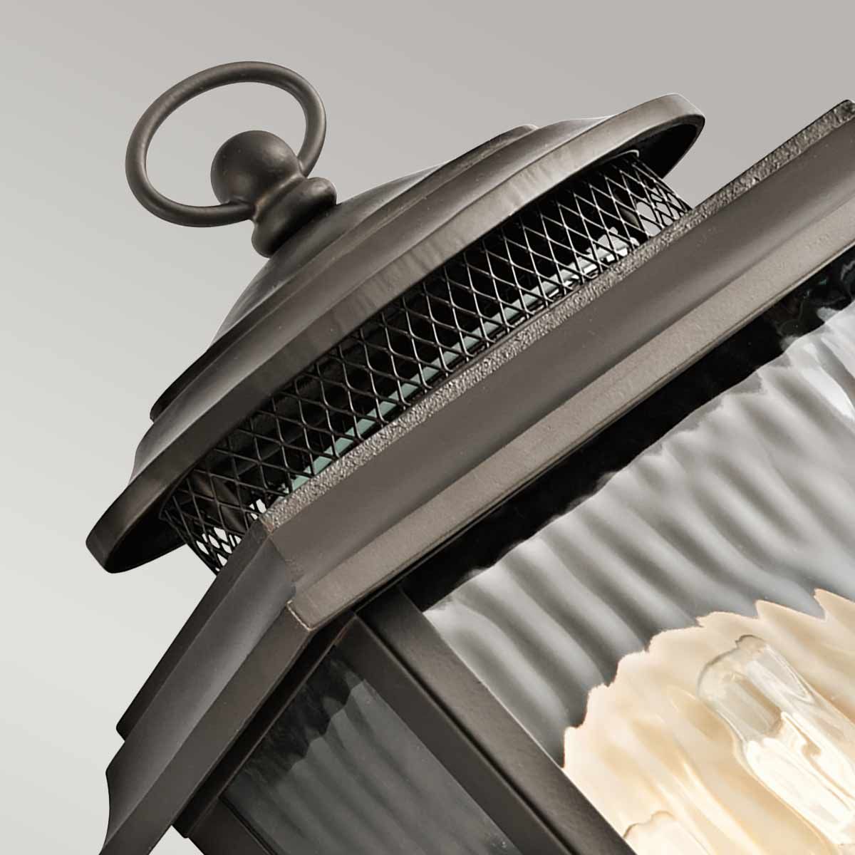 Pettiford 3Lt Light Wall Lantern - Olde Bronze E14 IP44