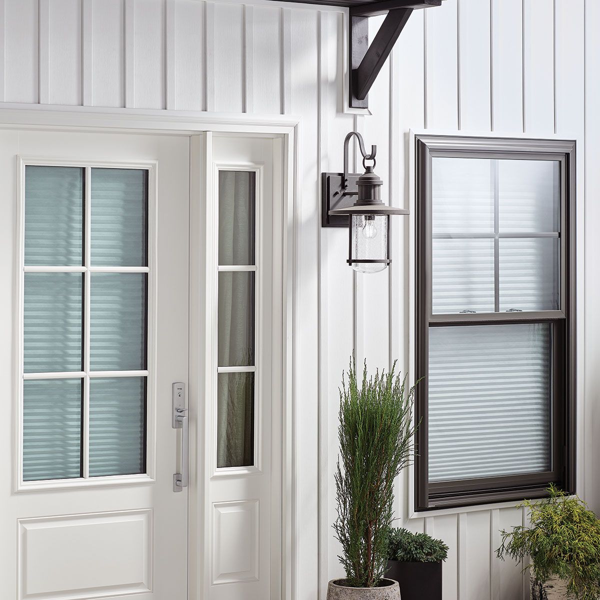 Riverwood Small/Medium/Large/Extra Large Outdoor Lantern - Weathered Zinc E27 IP44