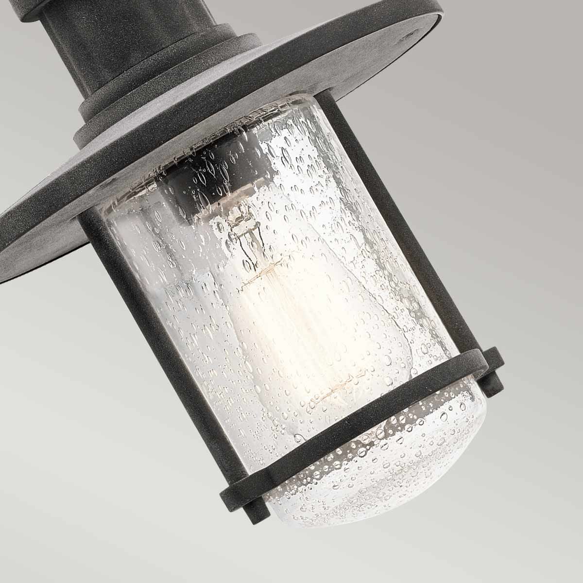Riverwood Chain Lantern - Weathered Zinc IP44 E27