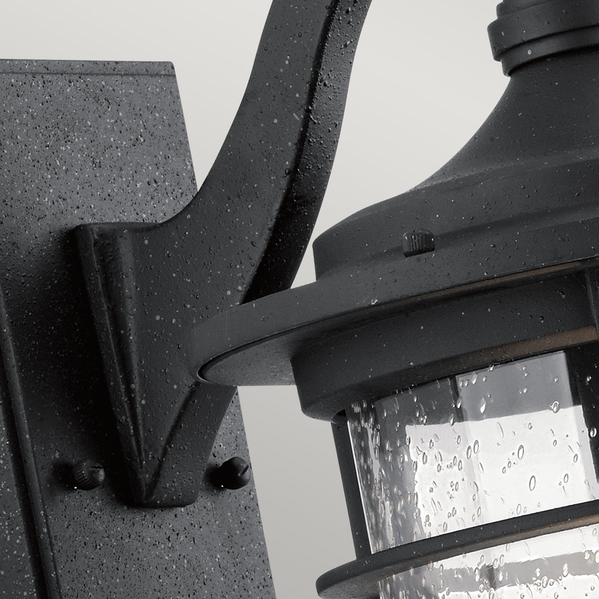 Royal Marine Medium Wall Lantern - Distressed Black Finish