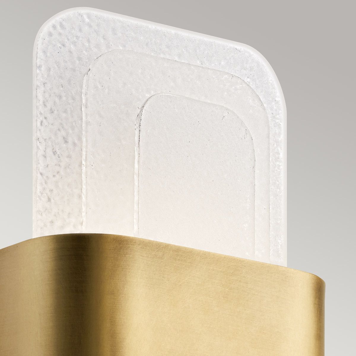 Serene 1 ltLED Wall Light - Natural Brass