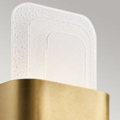 Serene 1 ltLED Wall Light - Natural Brass