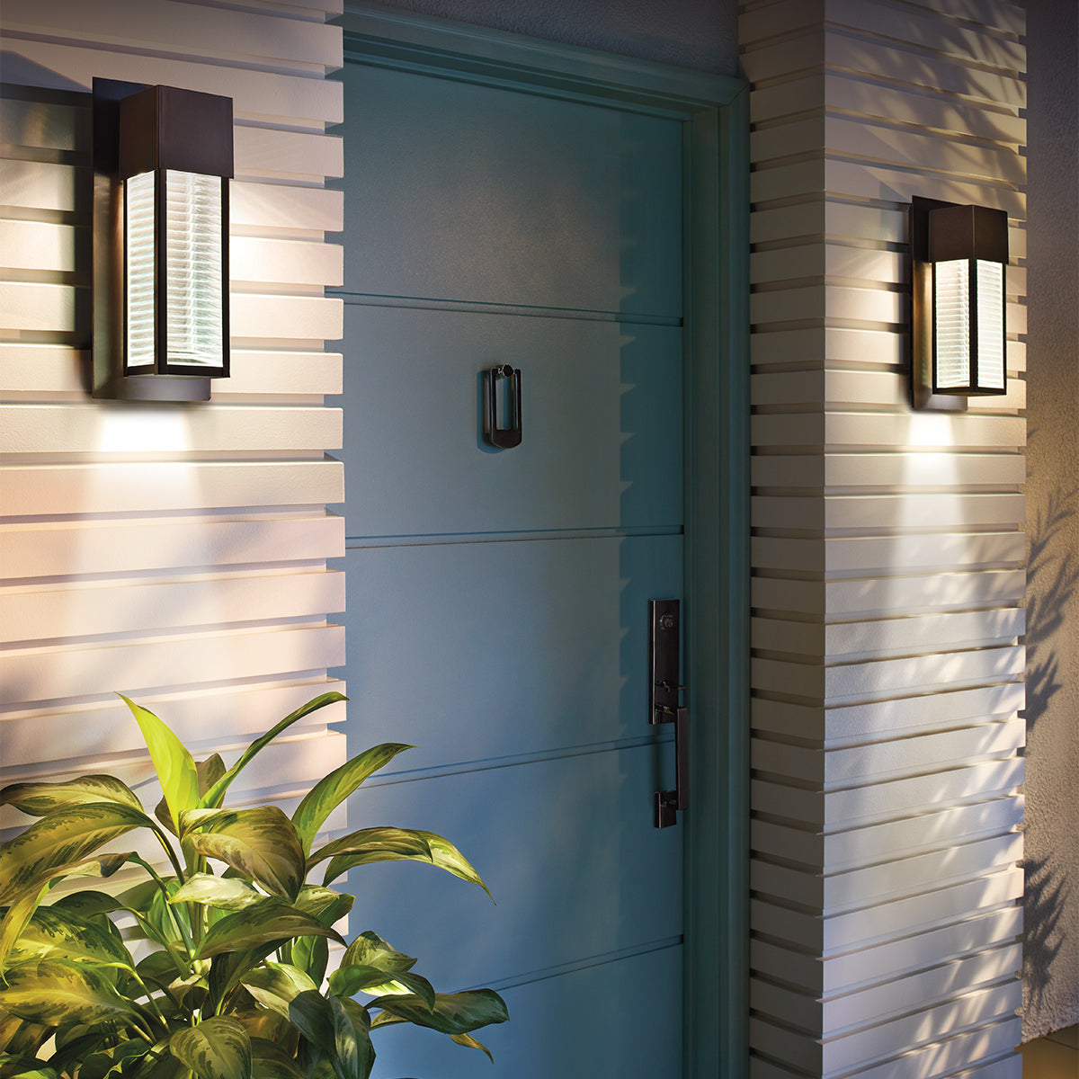 Sorel LED Wall Lantern – Architectural Bronze Finish