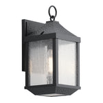 Springfield Small Wall Lantern - Distressed Black Finish