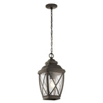 Tangier 1 Light Medium Chain Lantern - Olde Bronze IP44 E27