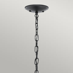 Vandalia 1Lt Chain Lantern – Textured Black Finish