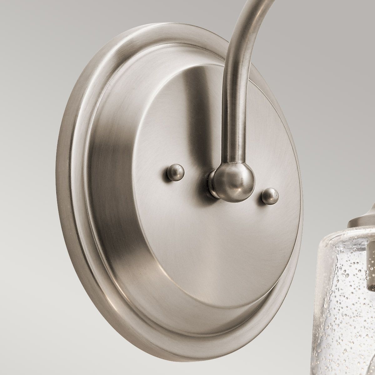 Waverly 1 Light Wall Light - Classic Pewter/Natural Brass IP20 E27