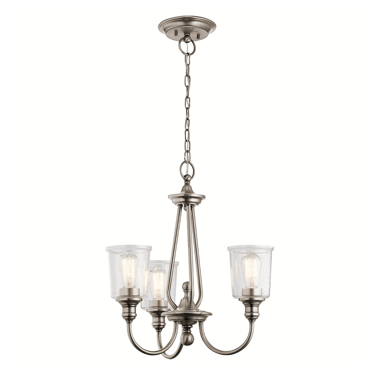 Waverly 3/5Lt Multi-Arm Pendant - Brass/Pewter