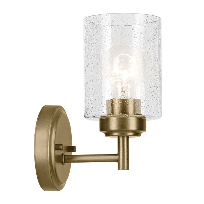 Kichler Winslow 1 lt Wall Light - Natural Brass