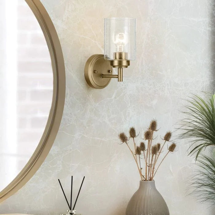 Kichler Winslow 1 lt Wall Light - Natural Brass
