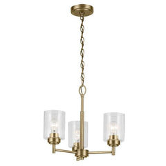 Kichler Winslow 3/5/6 lt Chandelier - Natural Brass