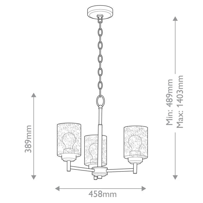 Kichler Winslow 3/5/6 lt Chandelier - Natural Brass