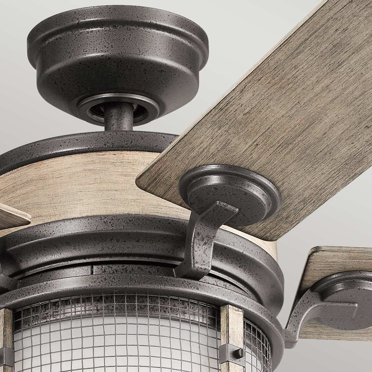 Ahrendale IP44- 60in / 152cm Fan - Anvil Iron