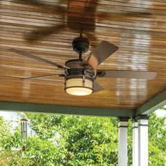 Ahrendale IP44- 60in / 152cm Fan - Anvil Iron