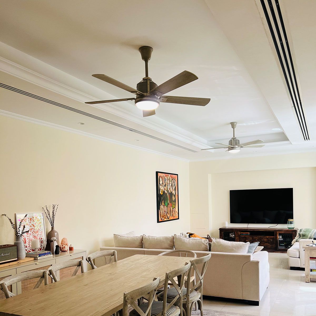 Colerne IP20 - 52in / 132cm Fan - Brushed Nickel