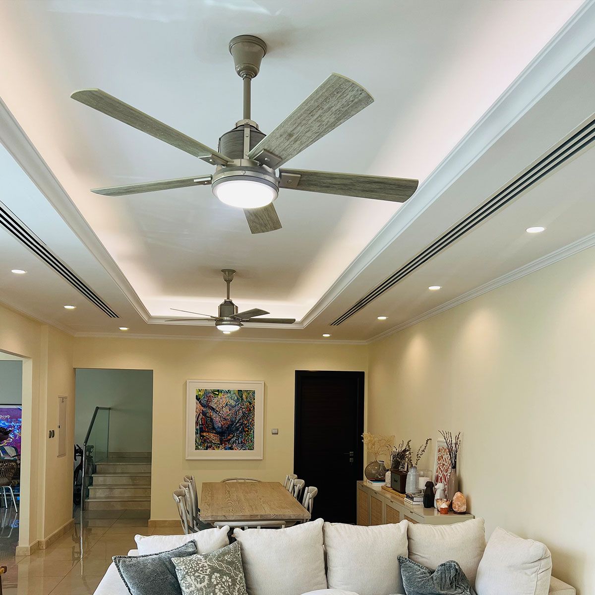 Colerne IP20 - 52in / 132cm Fan - Brushed Nickel