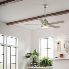 Colerne IP20 - 52in / 132cm Fan - Brushed Nickel