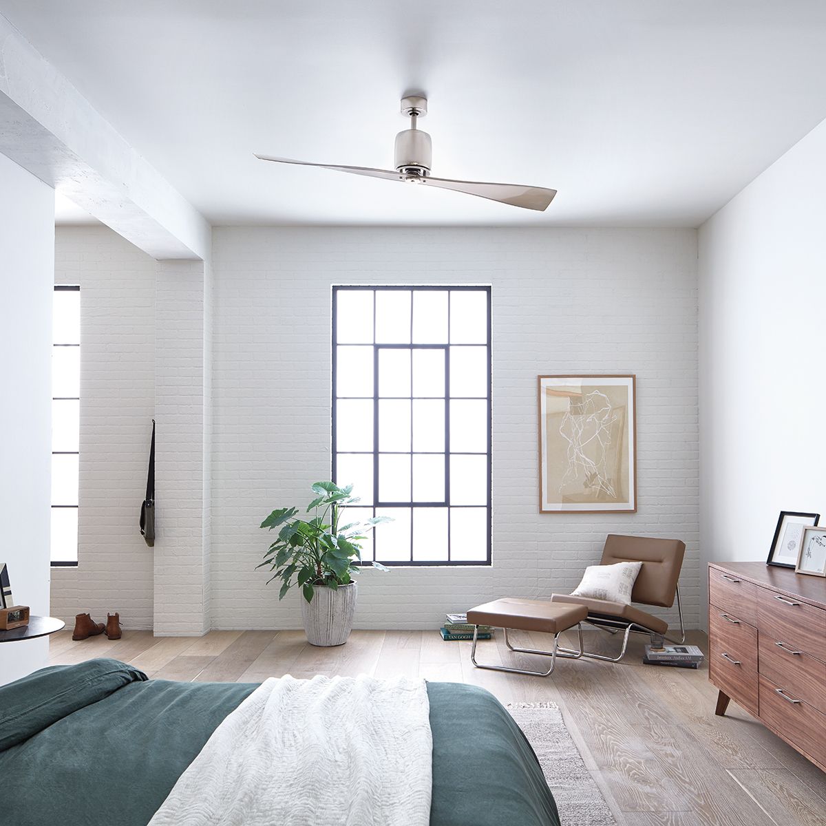 Ferron IP20 - 60in / 152cm Fan - Oil Brushed Bronze or Polished Nickel