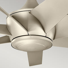 Lehr Fan IP44 - Antique Satin Silver - Small and Large