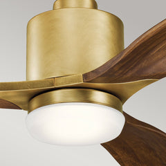 Ridley II IP20 - 52in / 132cm Fan - Natural Brass