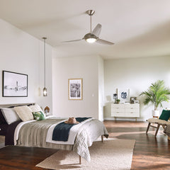 Voya IP20 - 60in / 152cm Fan - Brushed Stainless Steel