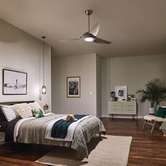 Voya IP20 - 60in / 152cm Fan - Brushed Stainless Steel