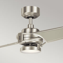 Xety - 56in / 142cm Fan - Brushed Nickel and Olde Bronze