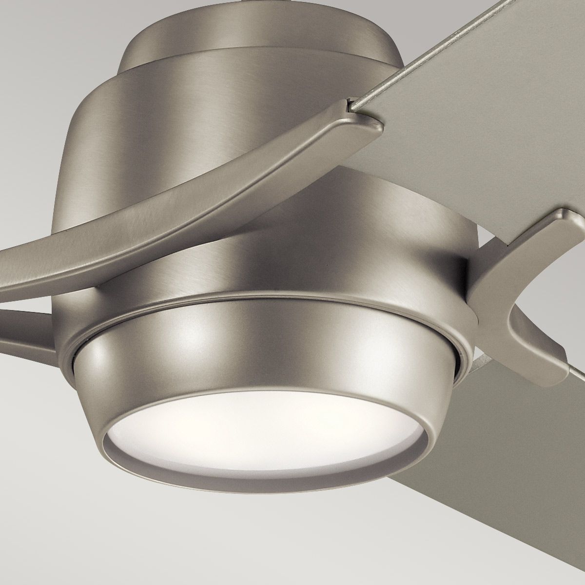 Zeus - 60in / 152cm Fan - Brushed Nickel and White