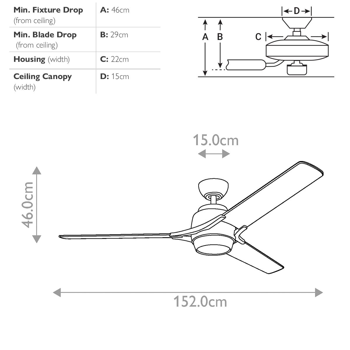 Zeus - 60in / 152cm Fan - Brushed Nickel and White