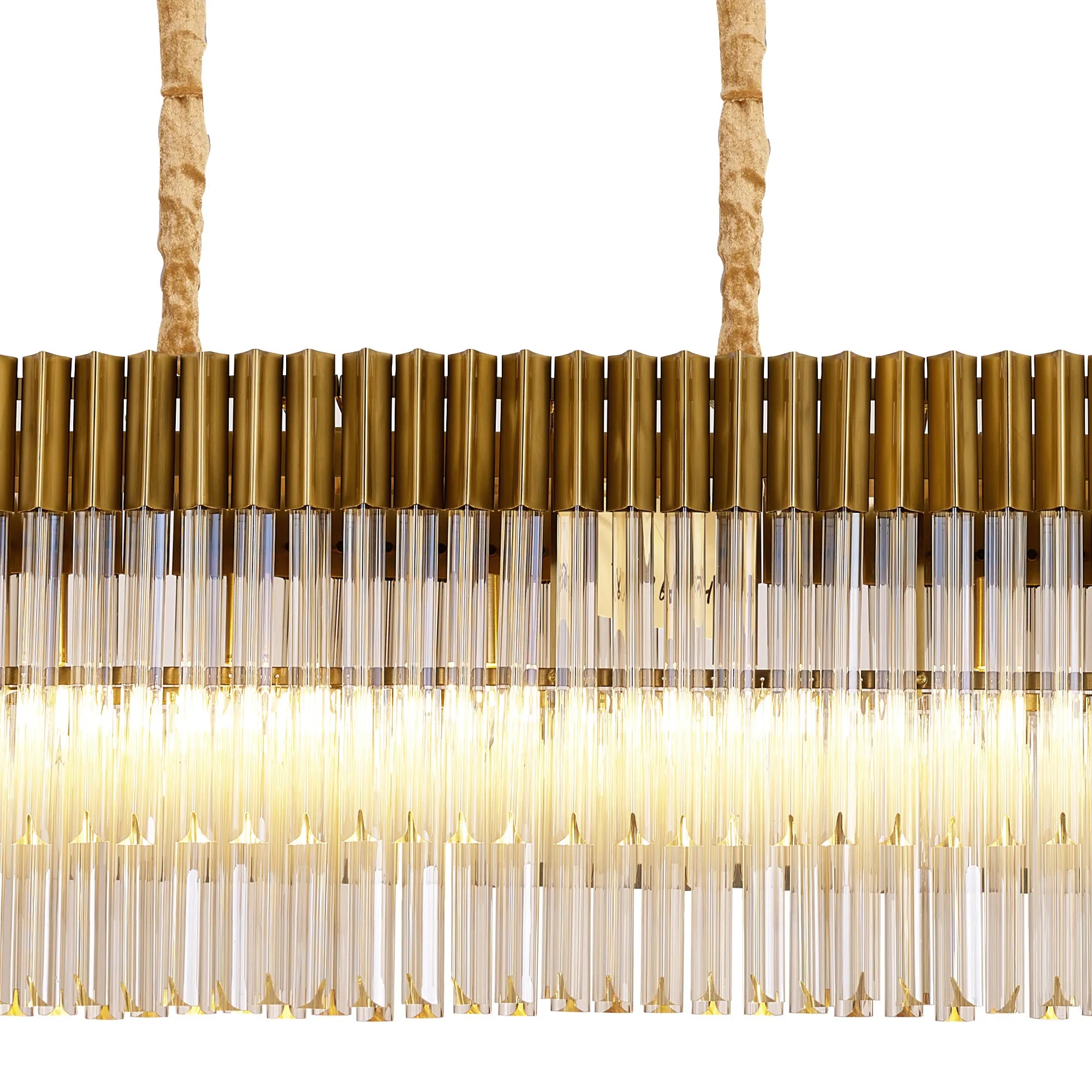 Georgia Linear Pendant, 9/10/ 13/16 Light E14- Matt Black/Brass/Polished Nickel