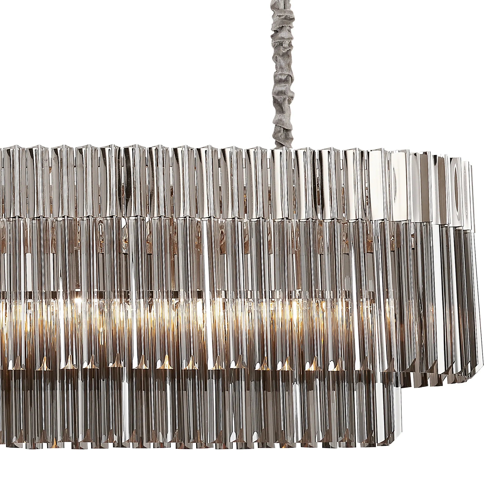 Georgia Linear Pendant, 9/10/ 13/16 Light E14- Matt Black/Brass/Polished Nickel
