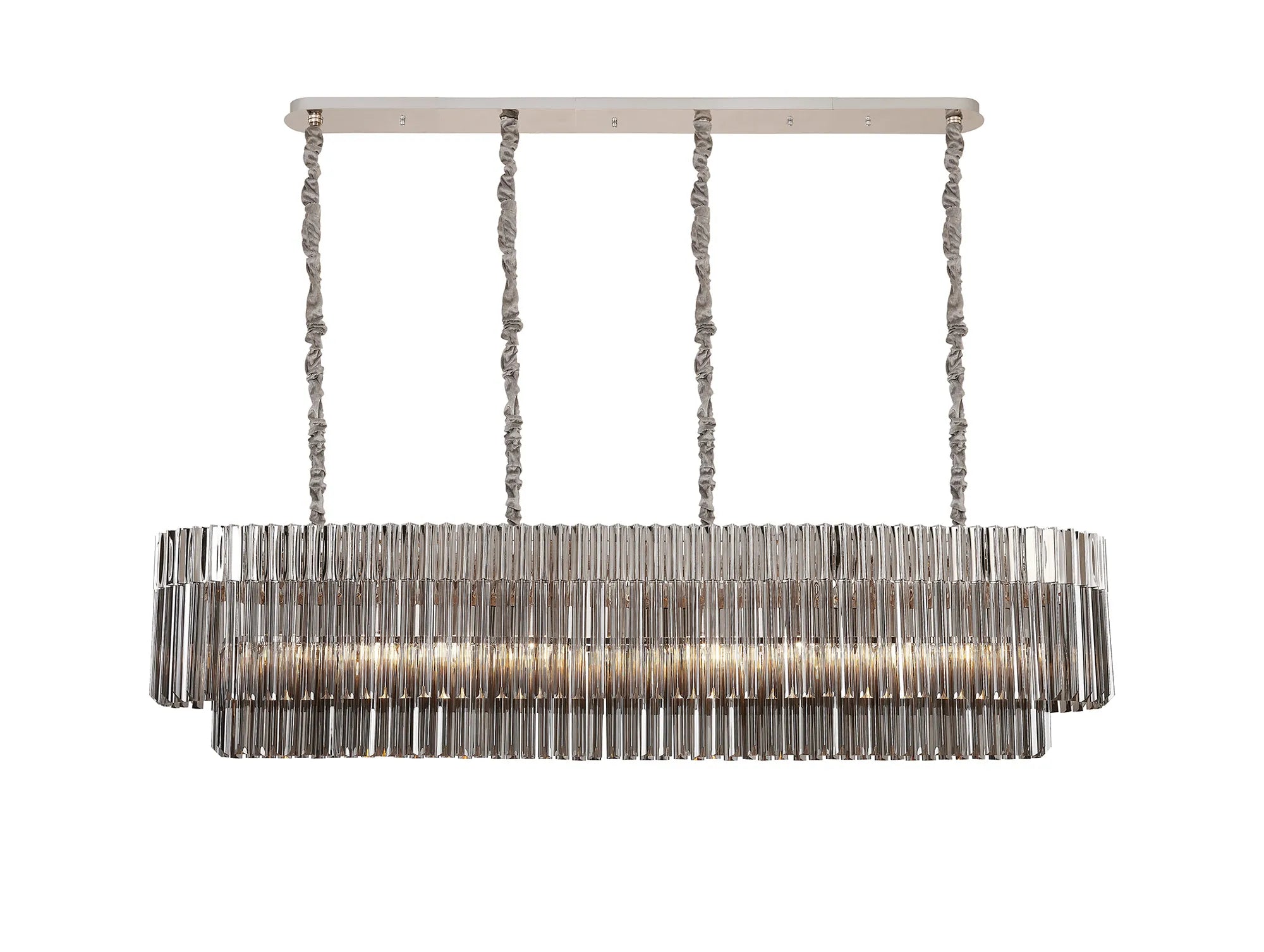 Georgia Linear Pendant, 9/10/ 13/16 Light E14- Matt Black/Brass/Polished Nickel