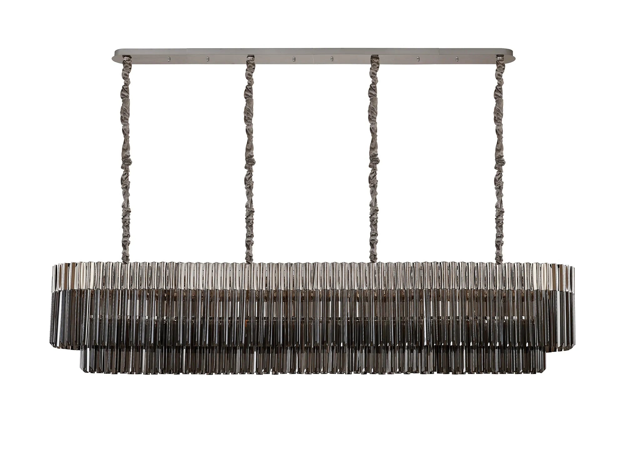 Georgia Linear Pendant, 9/10/ 13/16 Light E14- Matt Black/Brass/Polished Nickel