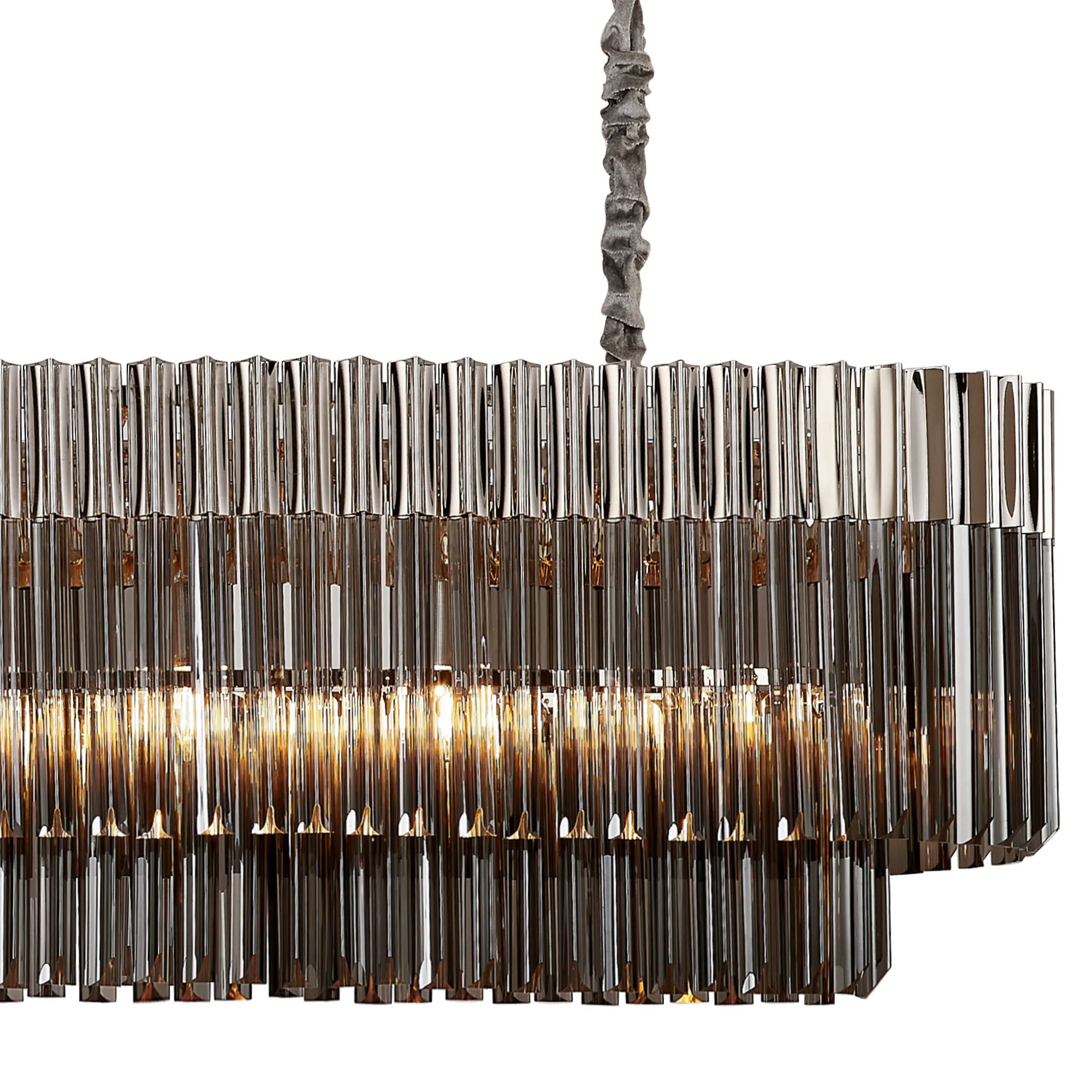 Georgia Linear Pendant, 9/10/ 13/16 Light E14- Matt Black/Brass/Polished Nickel