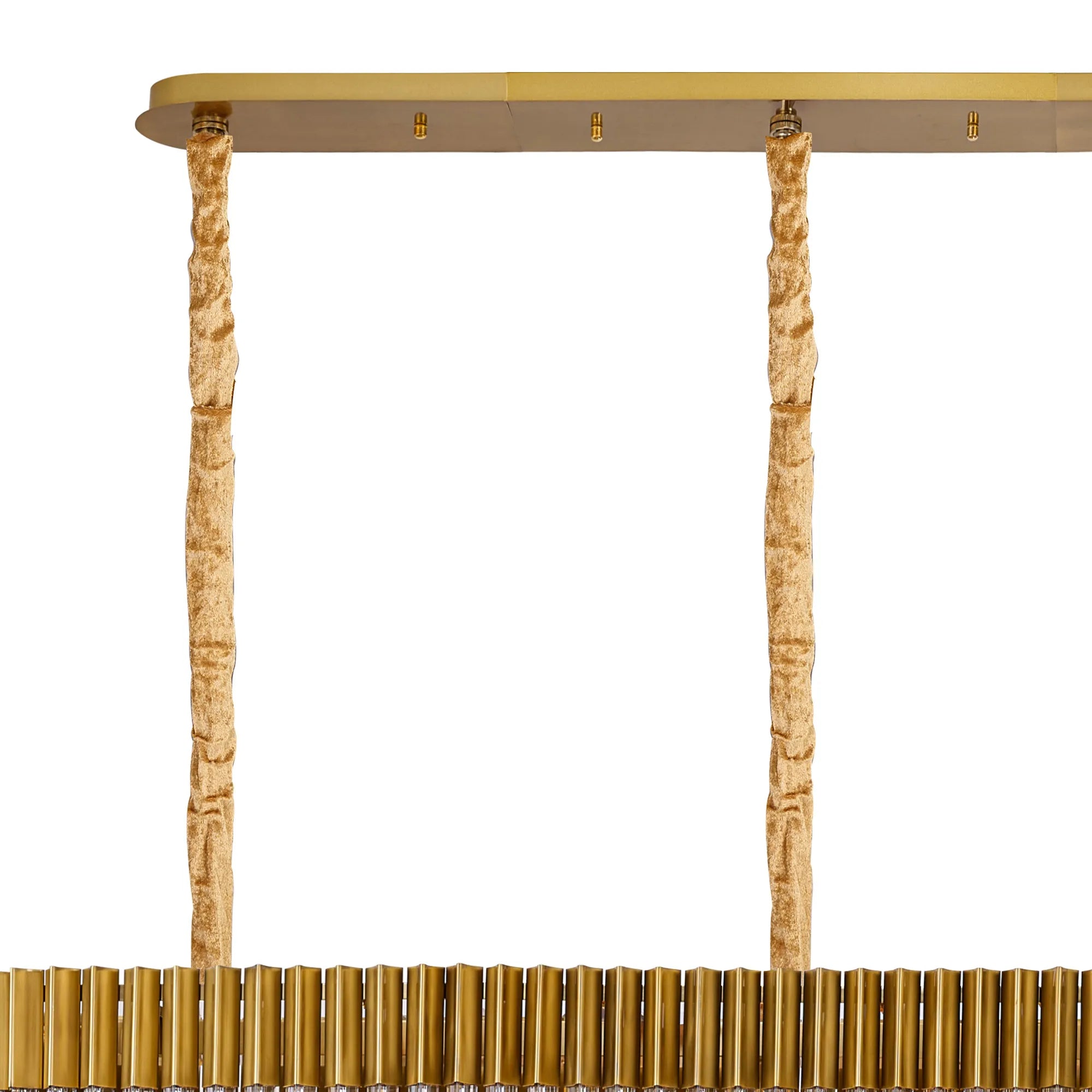 Georgia Linear Pendant, 9/10/ 13/16 Light E14- Matt Black/Brass/Polished Nickel