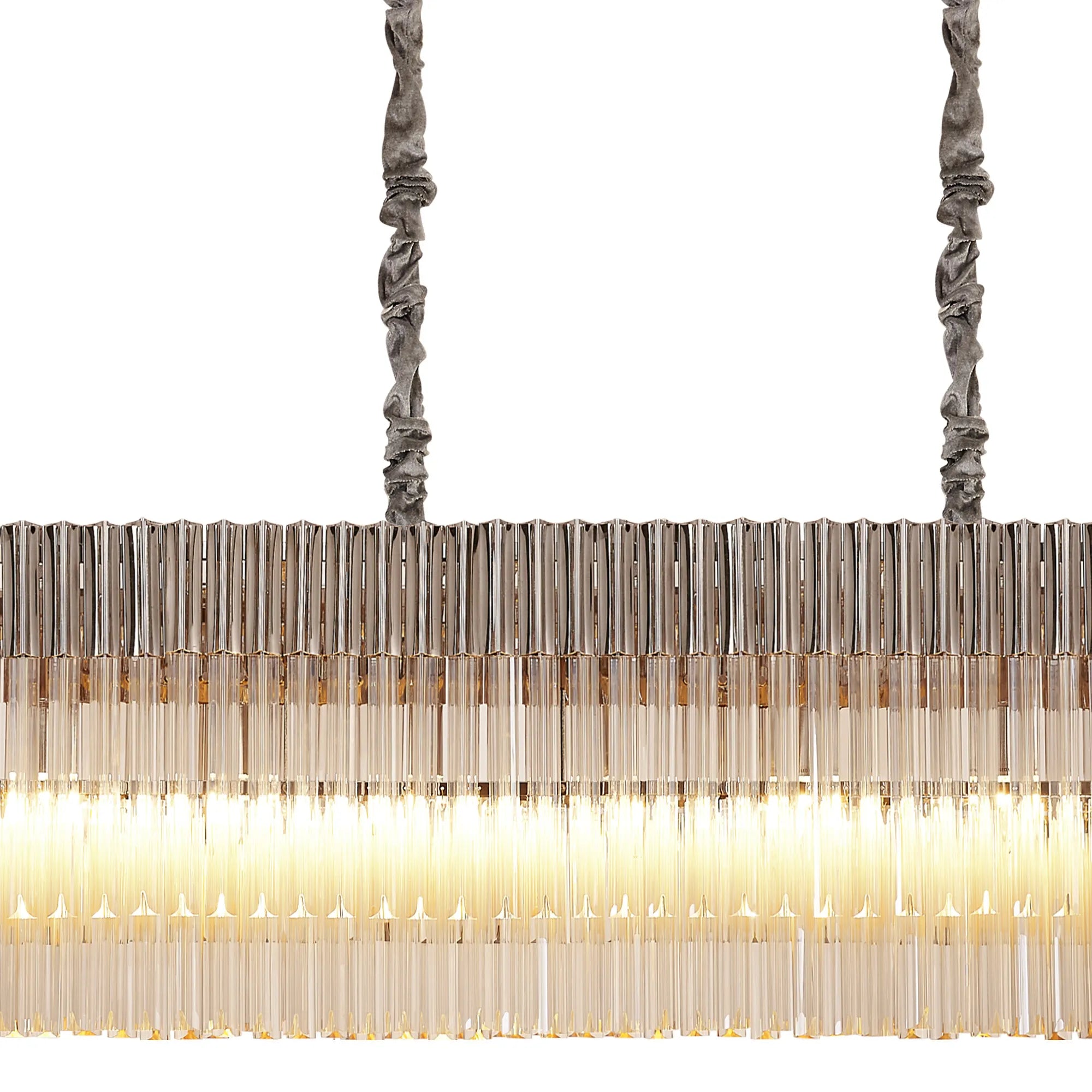 Georgia Linear Pendant, 9/10/ 13/16 Light E14- Matt Black/Brass/Polished Nickel