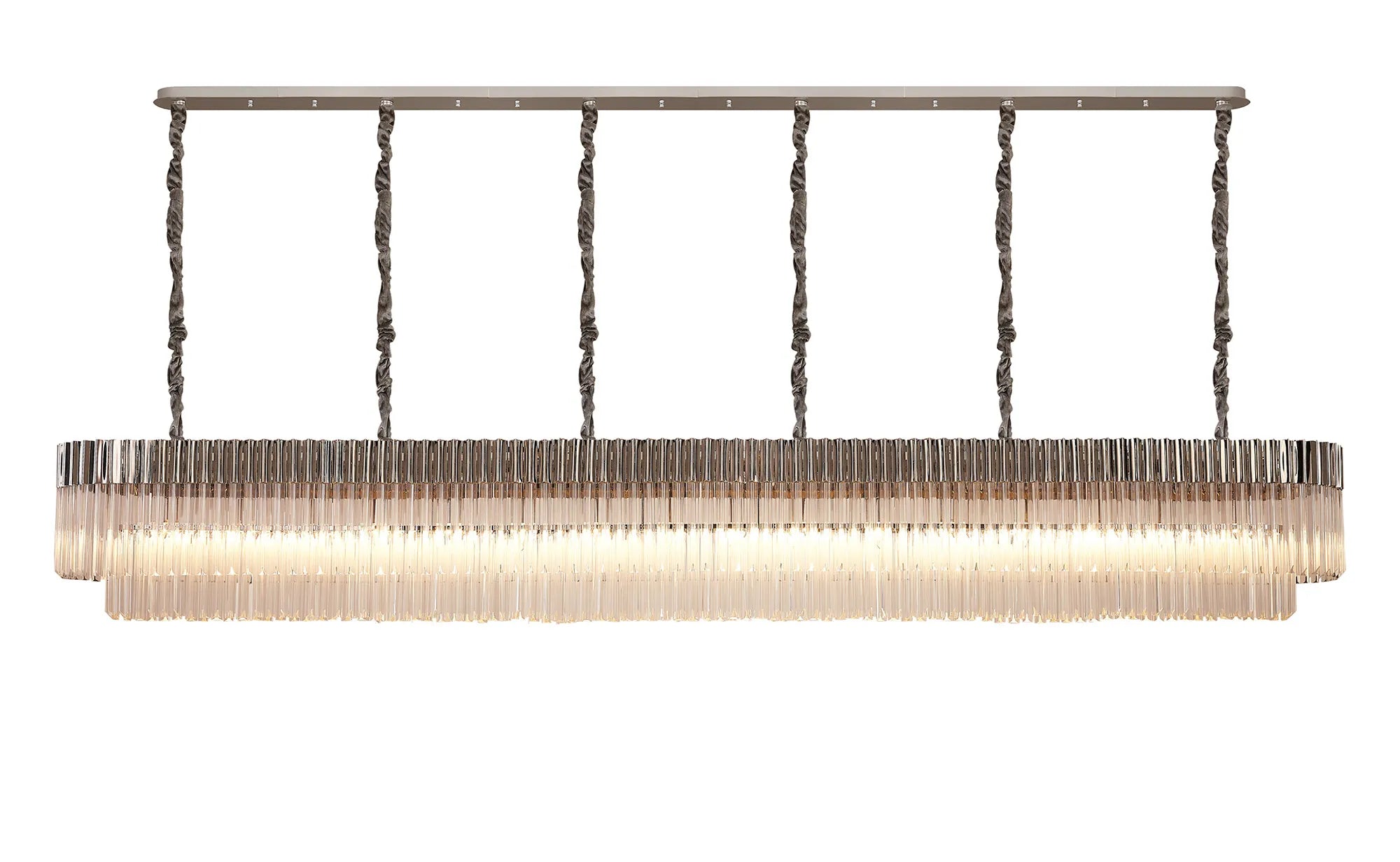 Georgia Linear Pendant, 9/10/ 13/16 Light E14- Matt Black/Brass/Polished Nickel