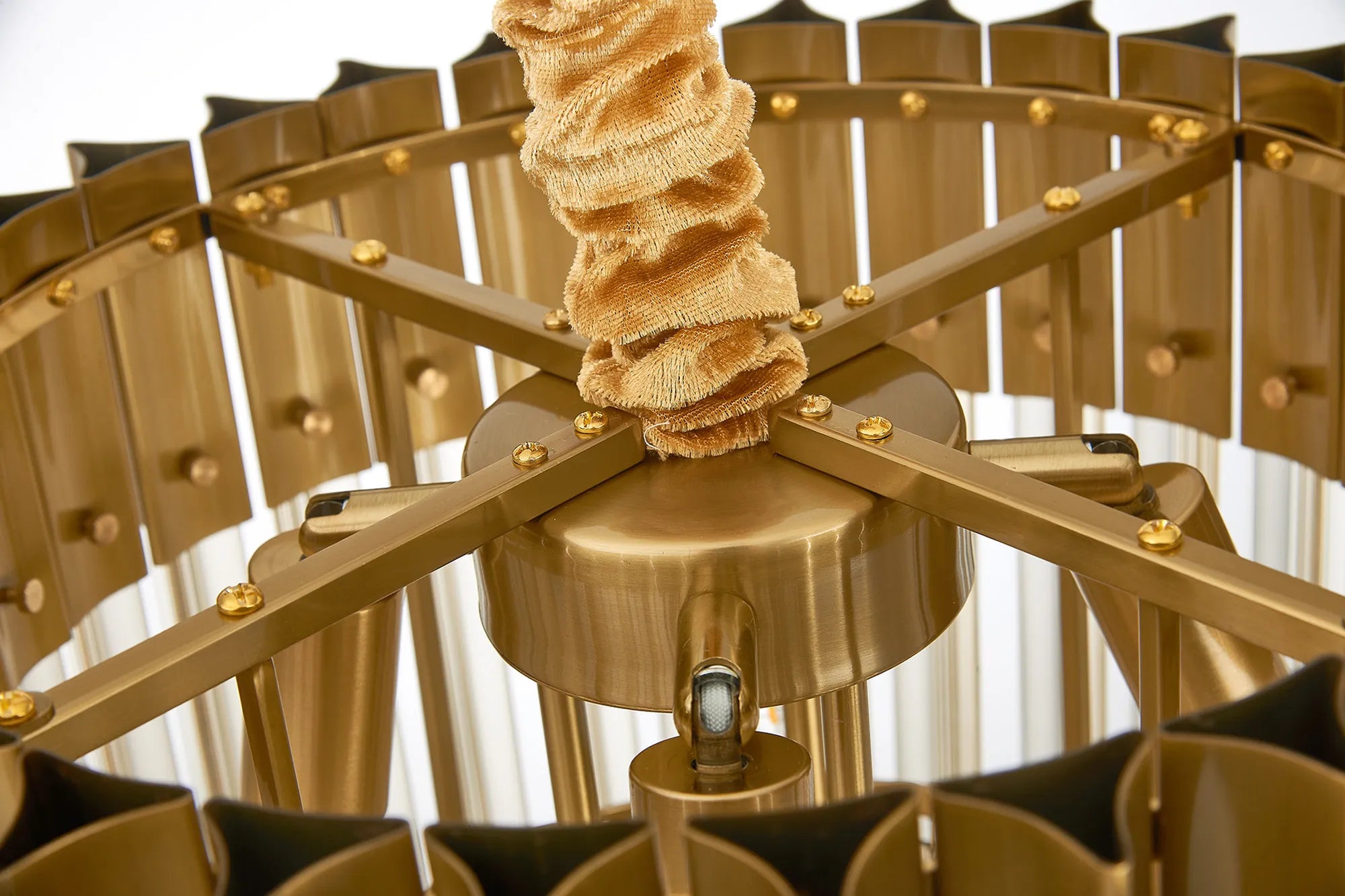 Georgia 40cm Chandelier Round 3 Tier 8 Light - Various Finishes