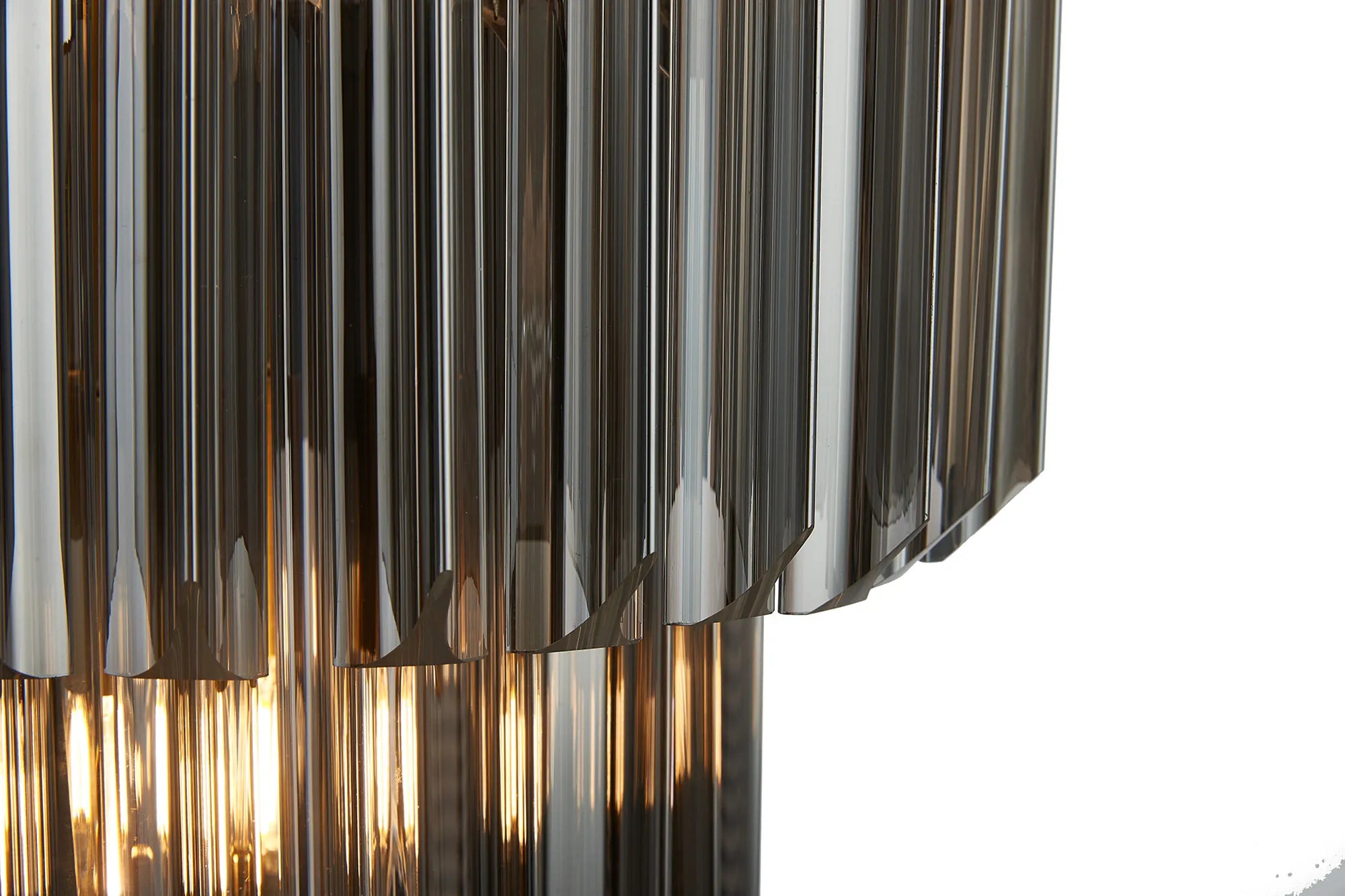 Georgia 40cm Chandelier Round 3 Tier 8 Light - Various Finishes