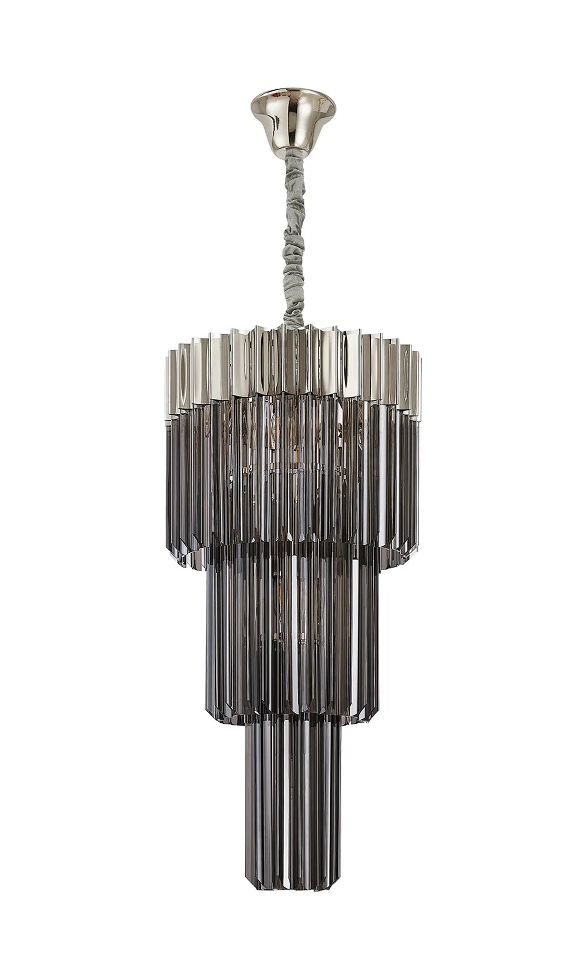 Georgia 40cm Chandelier Round 3 Tier 8 Light - Various Finishes