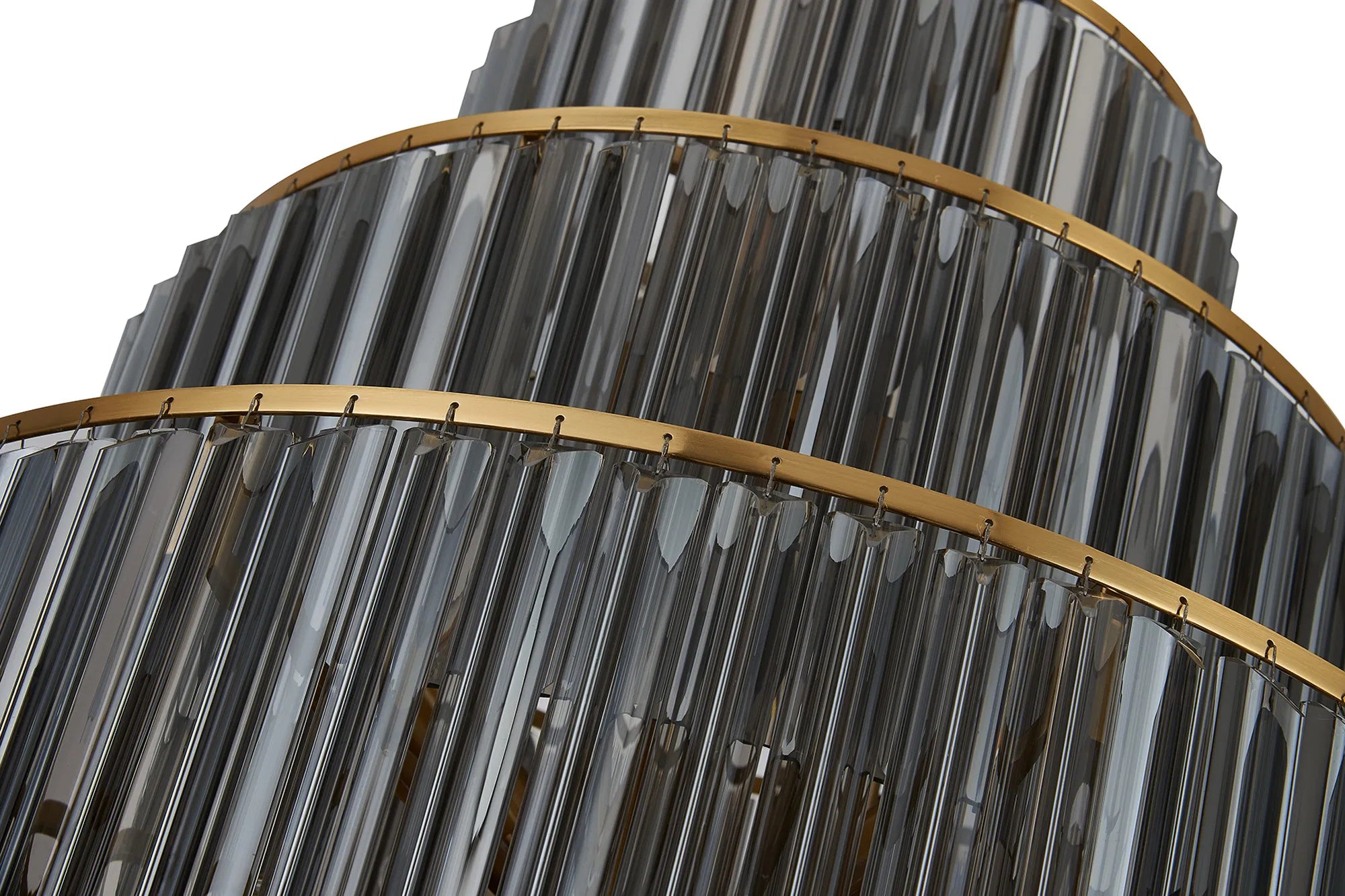 Georgia 90cm Diamond Pendant Round 9 Tier 42 Light- Various Finishes