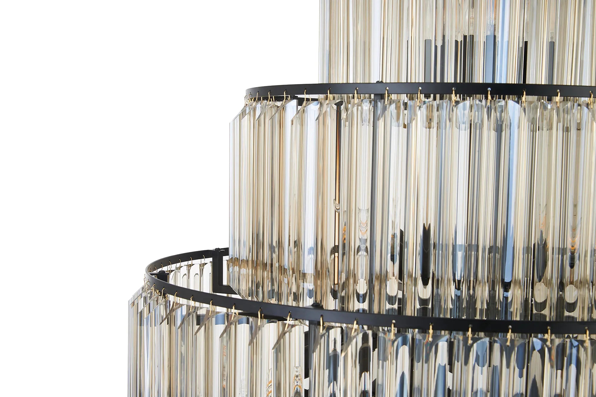 Georgia 90cm Diamond Pendant Round 9 Tier 42 Light- Various Finishes